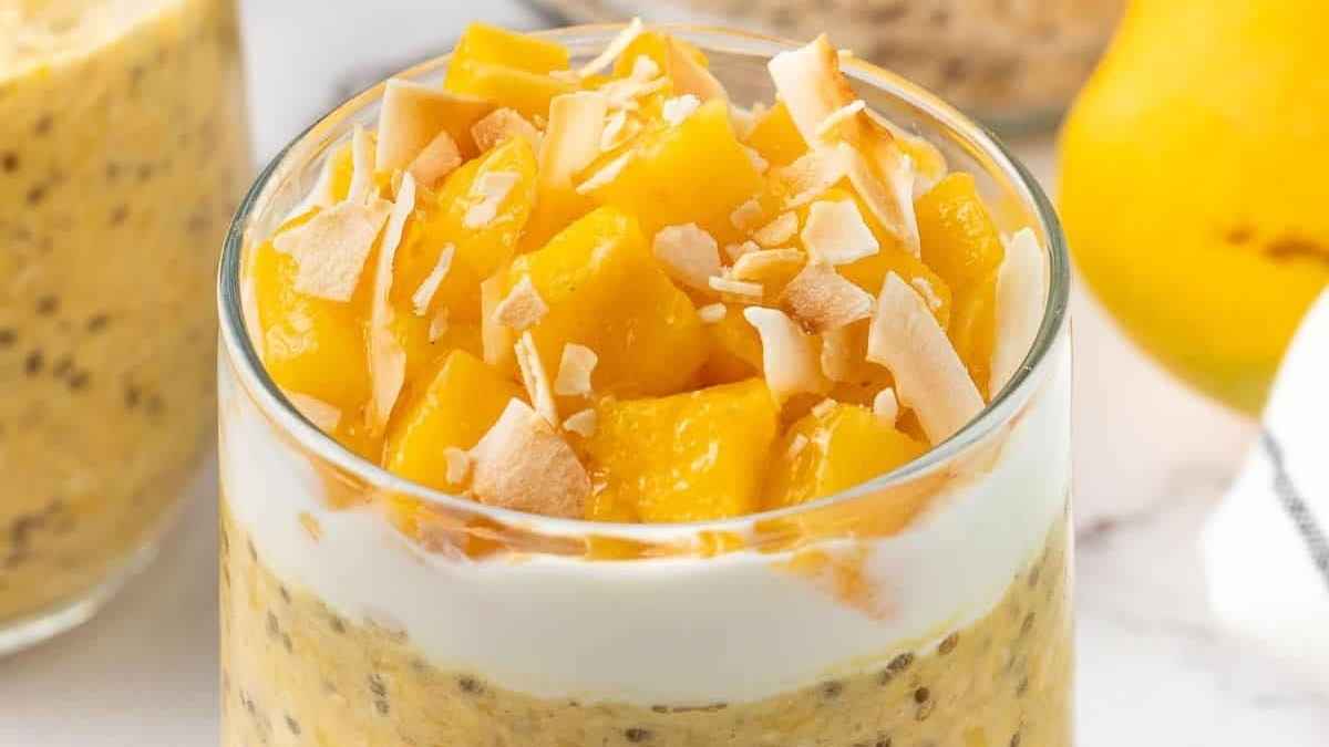 Mango Overnight Oats.