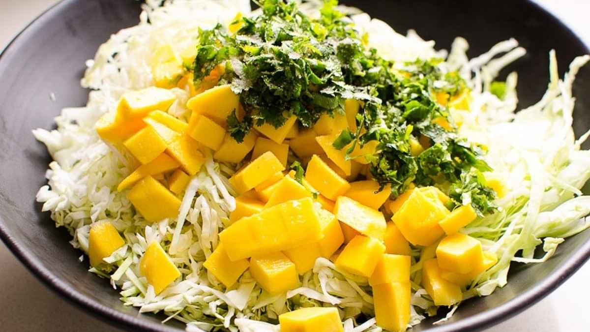 5 Ingredient Mango Slaw.