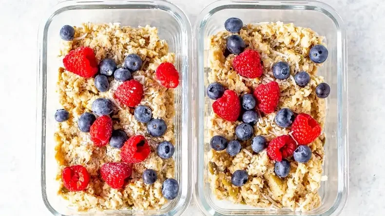 meal prep high protein oatmeal.