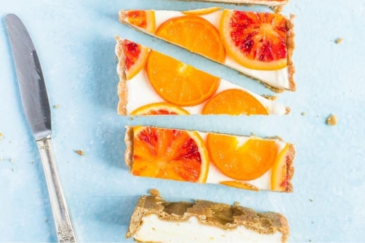 Mimosa Citrus And Champagne Tart