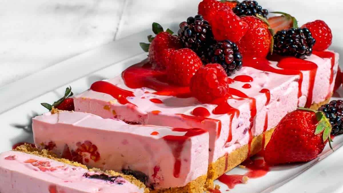 Mixed Berry Cheesecake.