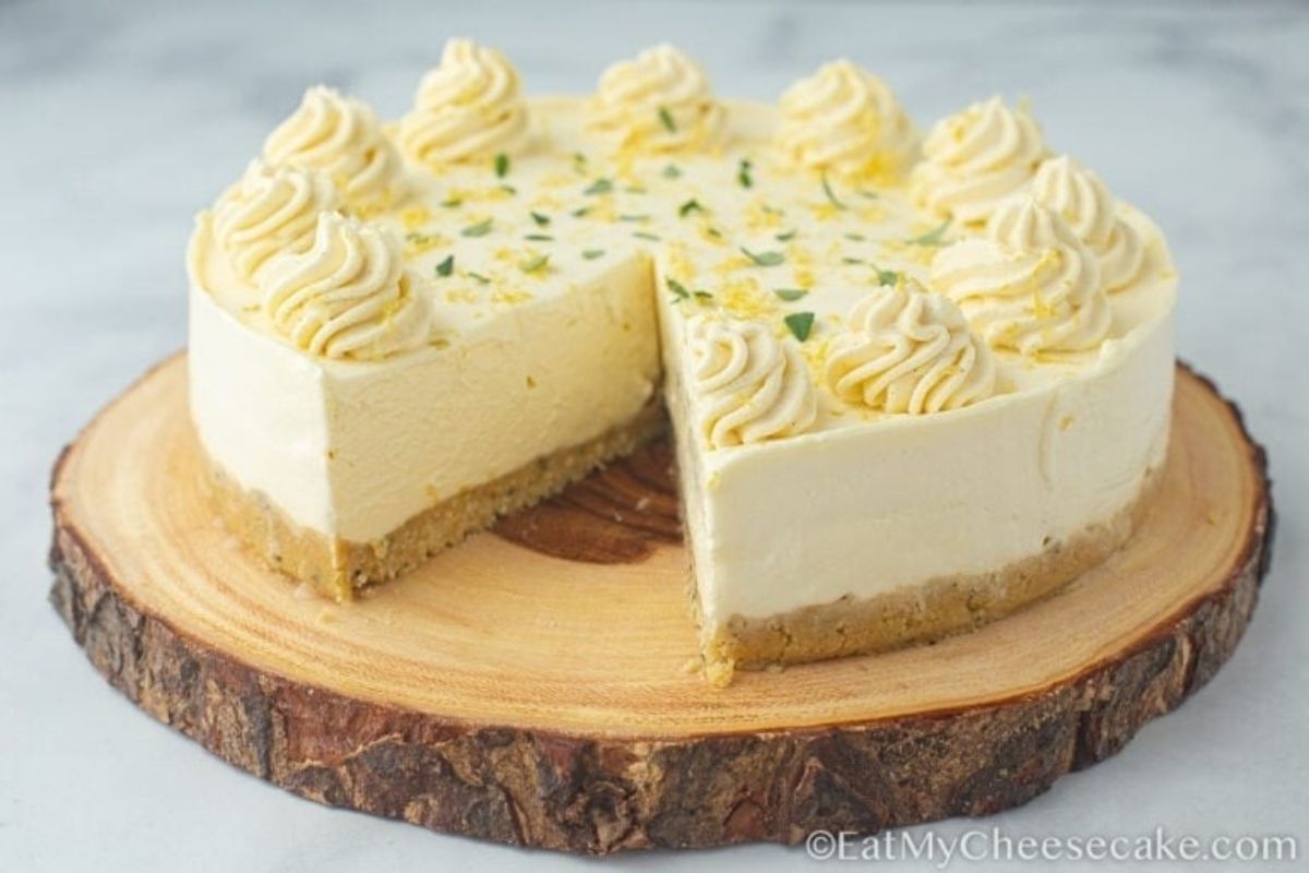 No Bake Lemon Cheesecake