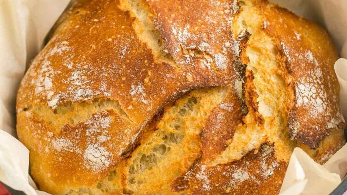 Easy No Knead Bread Recipe. 
