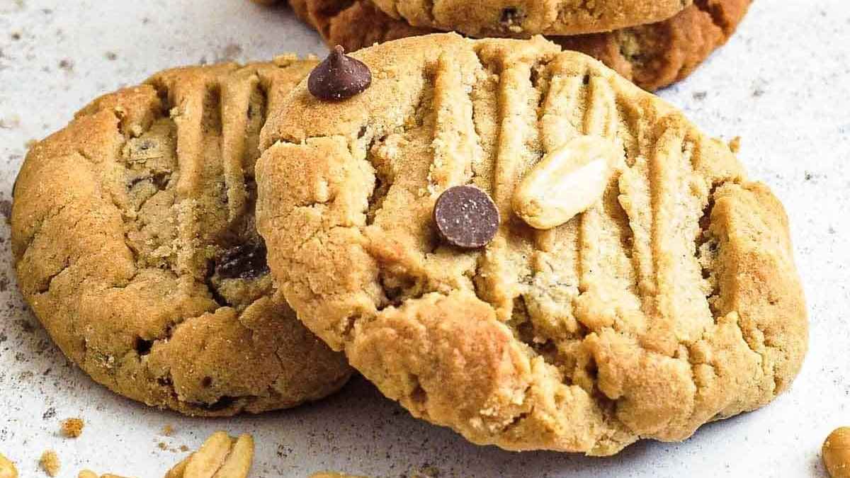 Old Fashioned Peanut Butter Cookies.