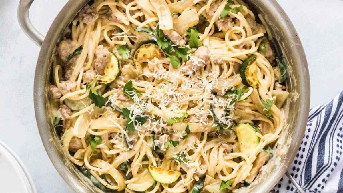Pasta with Zucchini.