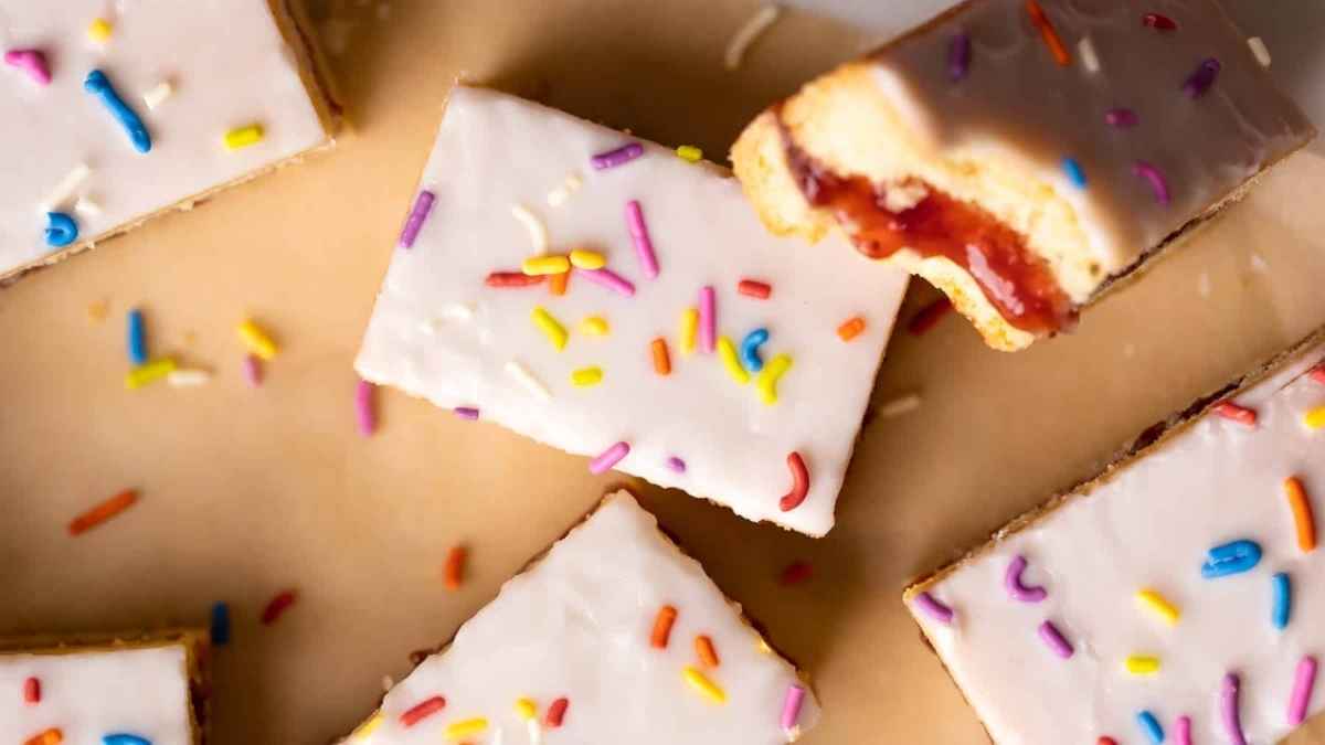 Pop Tart Cookie Bars.
