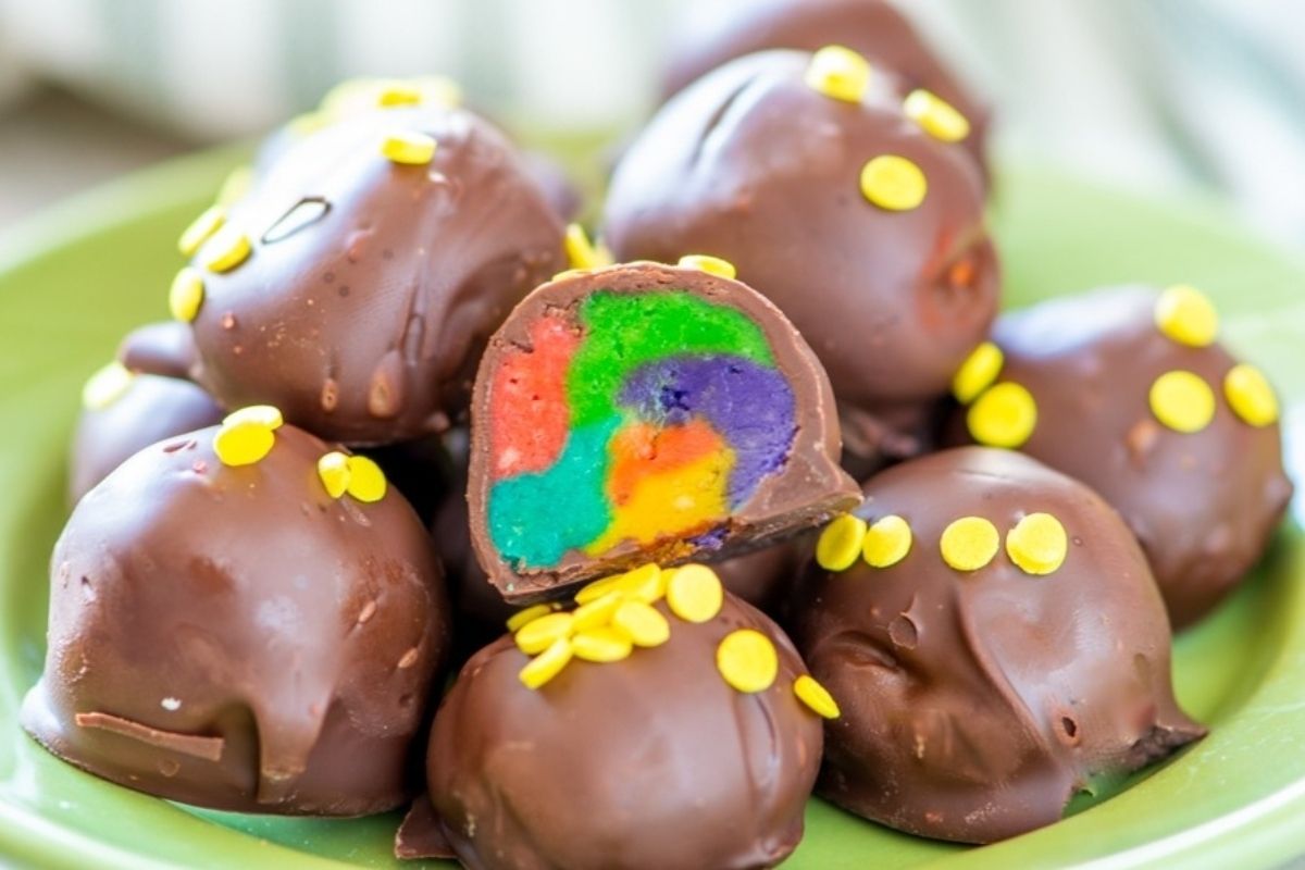 Pot Of Gold Rainbow Truffles