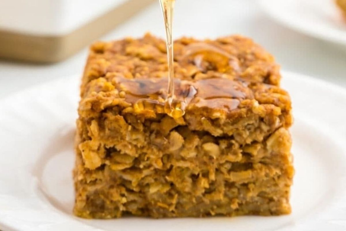 Pumpkin Baked Oatmeal. 