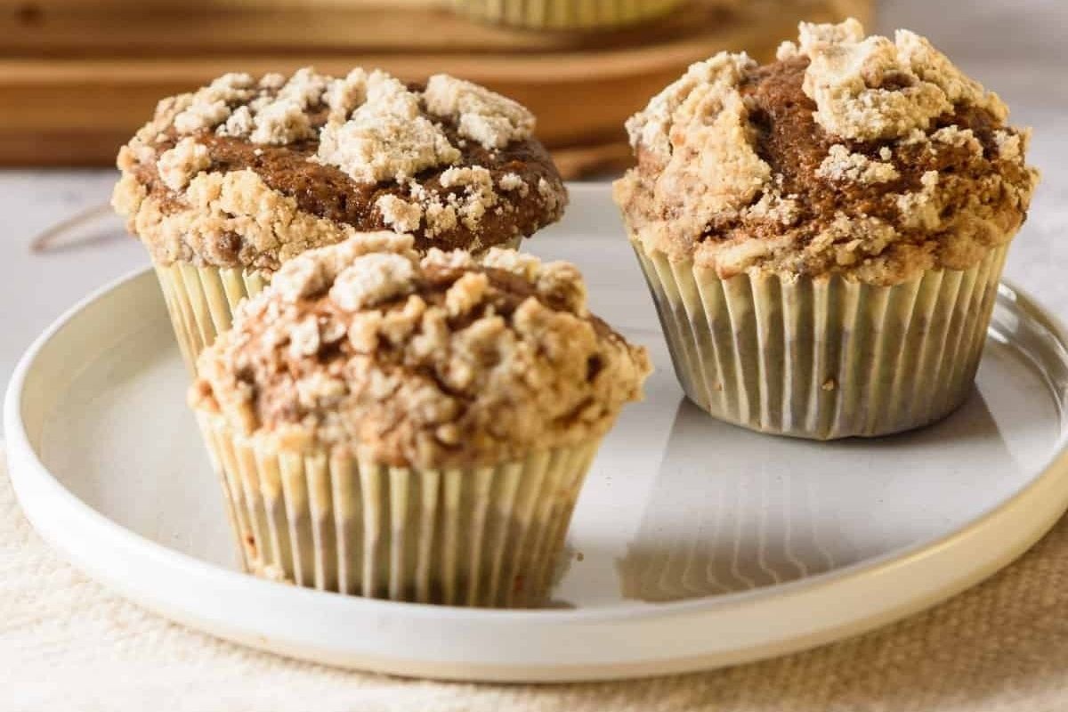 Pumpkin Muffins With Crumb Topping