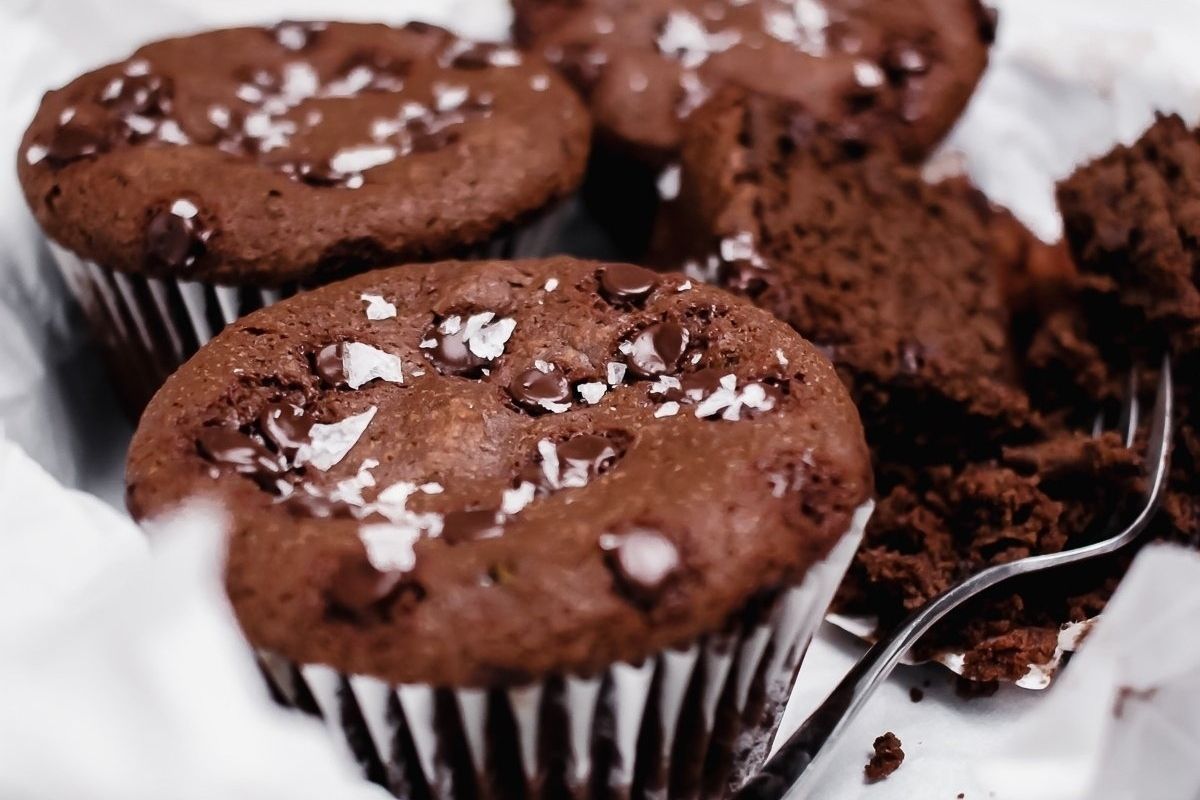 Quick And Easy Double Chocolate Avocado Muffins