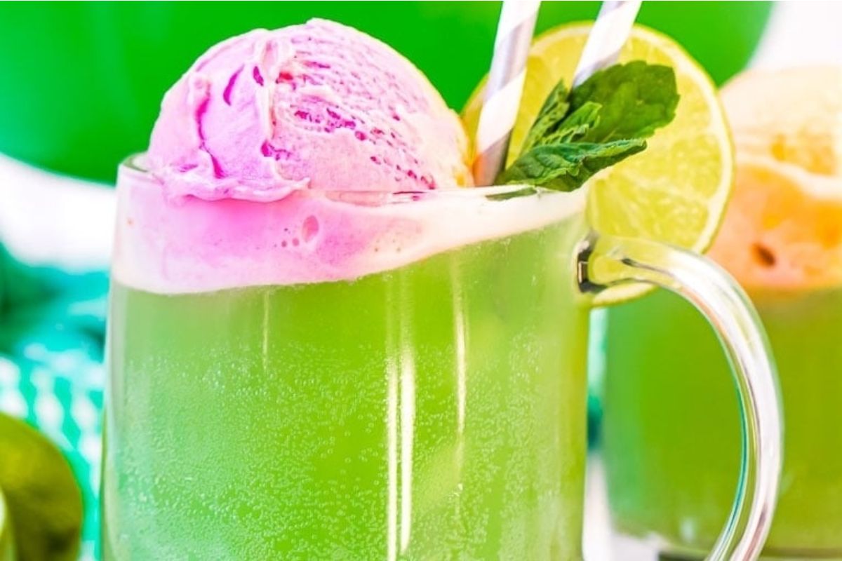 Rainbow Sherbet Punch Recipe
