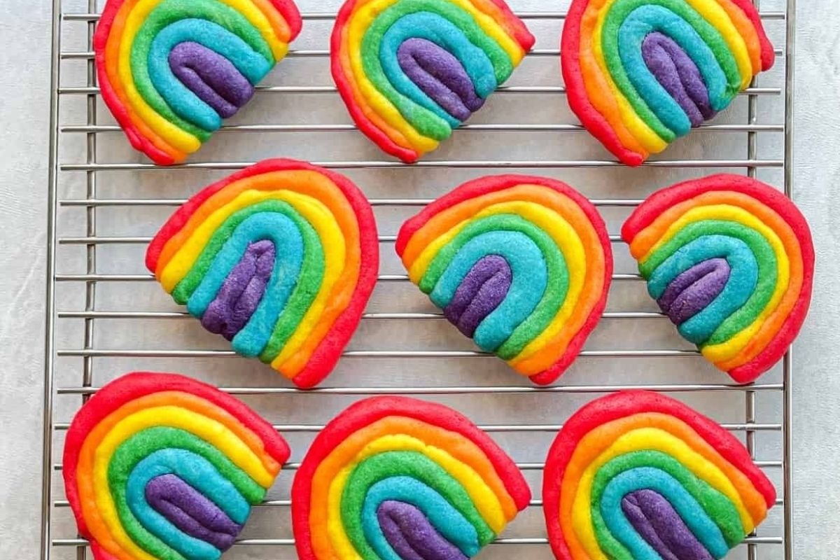 Rainbow Sugar Cookies