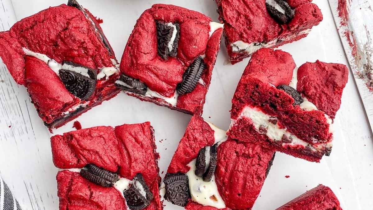 Red Velvet Brownies.