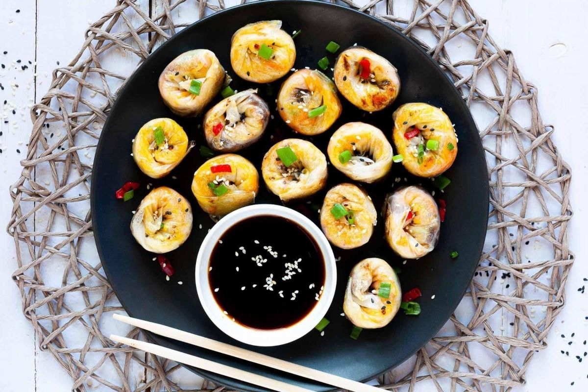 Rice Paper Dumplings Chinese Potstickers