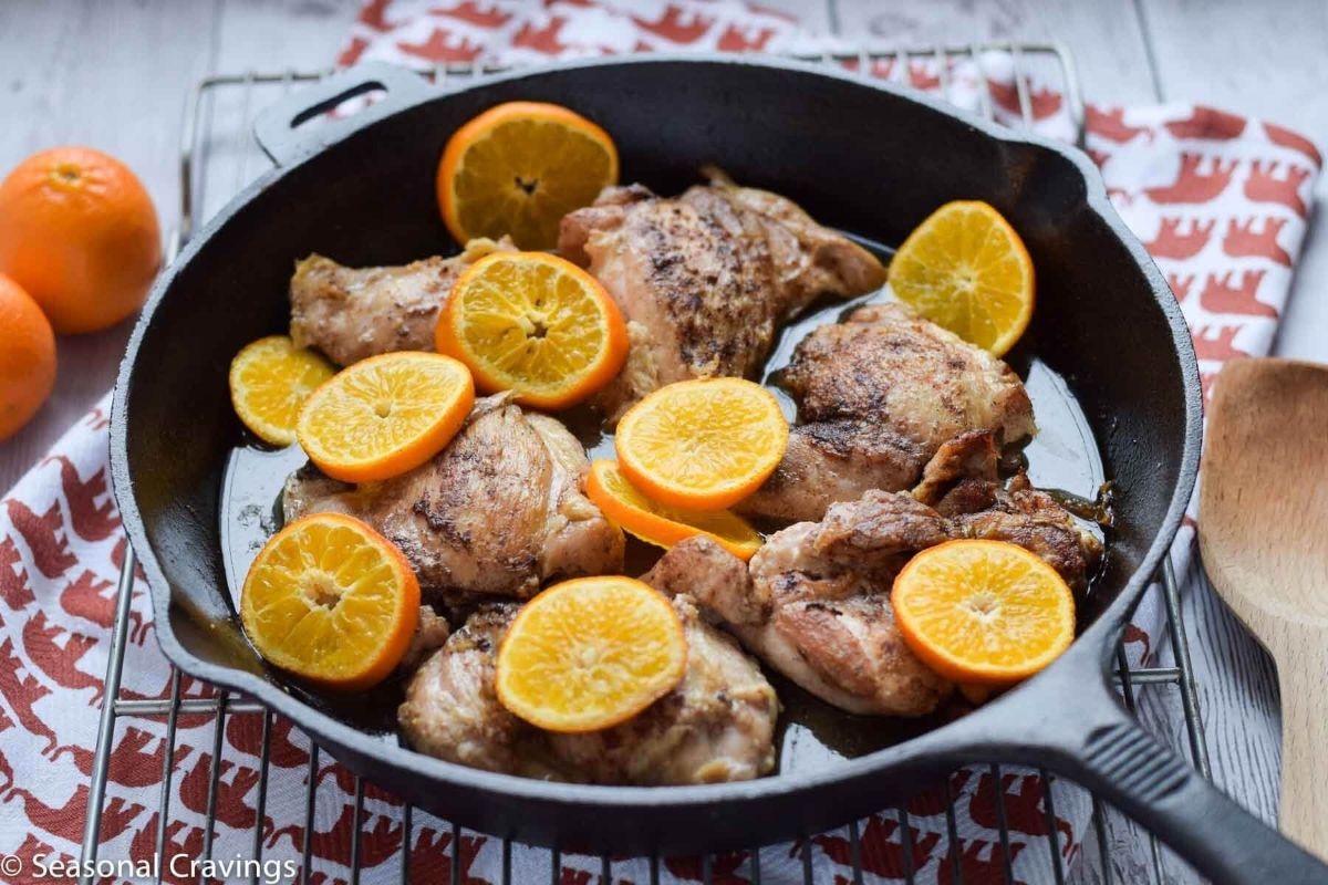 Roasted Clementine Five Spice Chicken