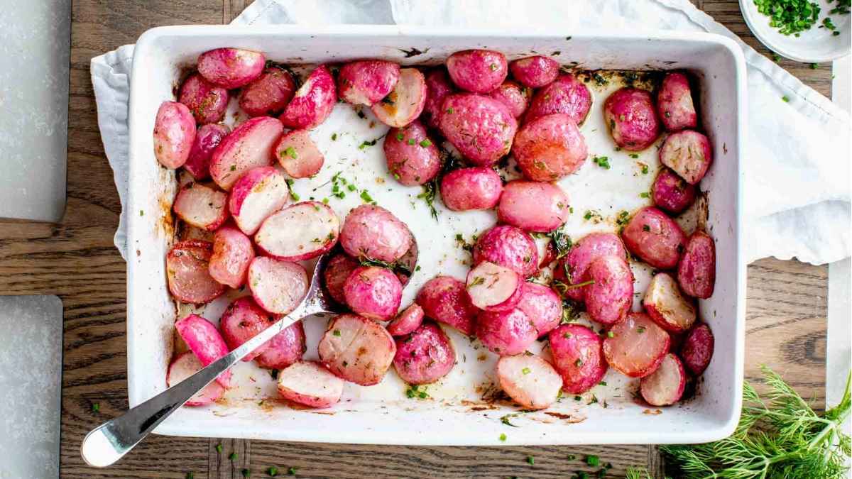 Roasted Radishes.