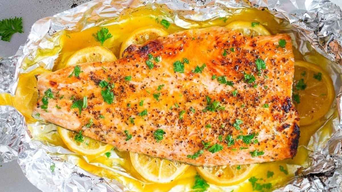 Honey Lemon Salmon.