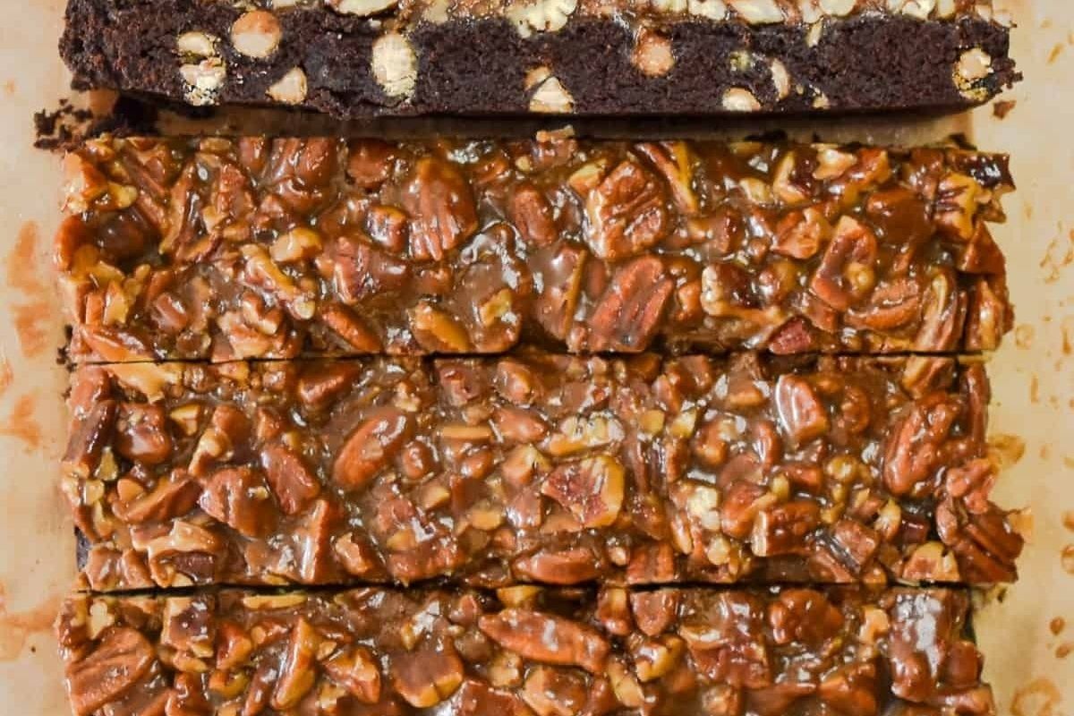 Salted Caramel Turtle Brownies
