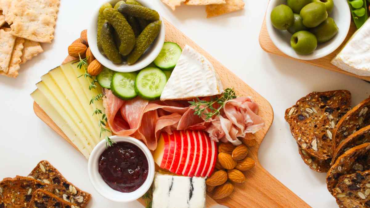 Simple Small Charcuterie Board.