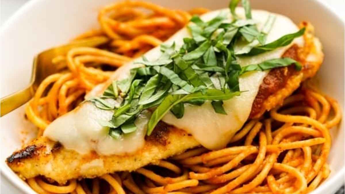 Skillet Chicken Parmesan.