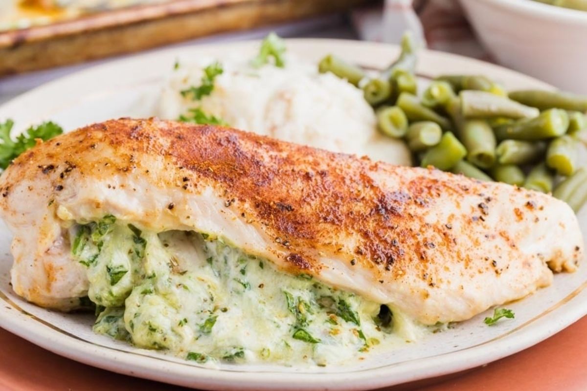 Spinach Stuffed Chicken Breast