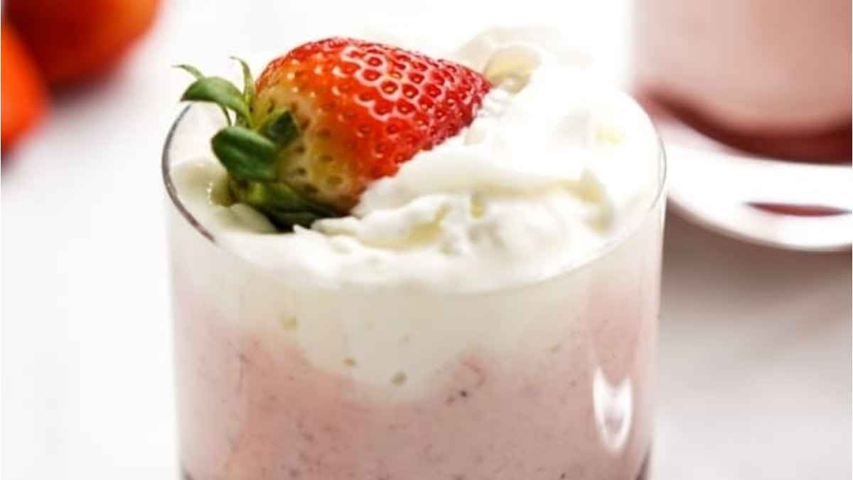 Strawberry Mousse.