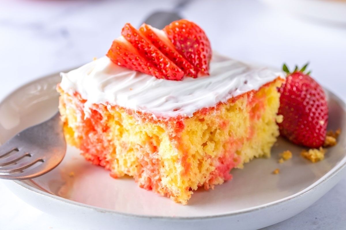 Strawberry Poke Cake
