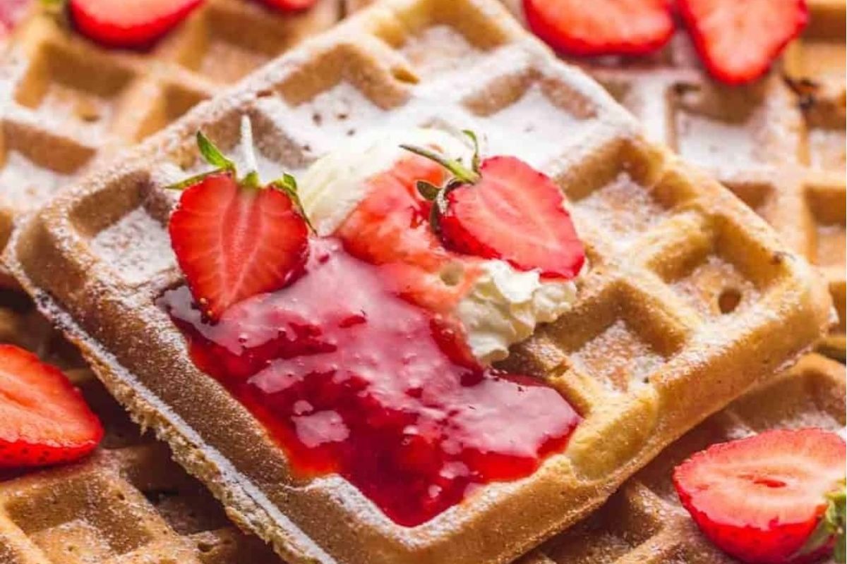 Strawberry Waffles