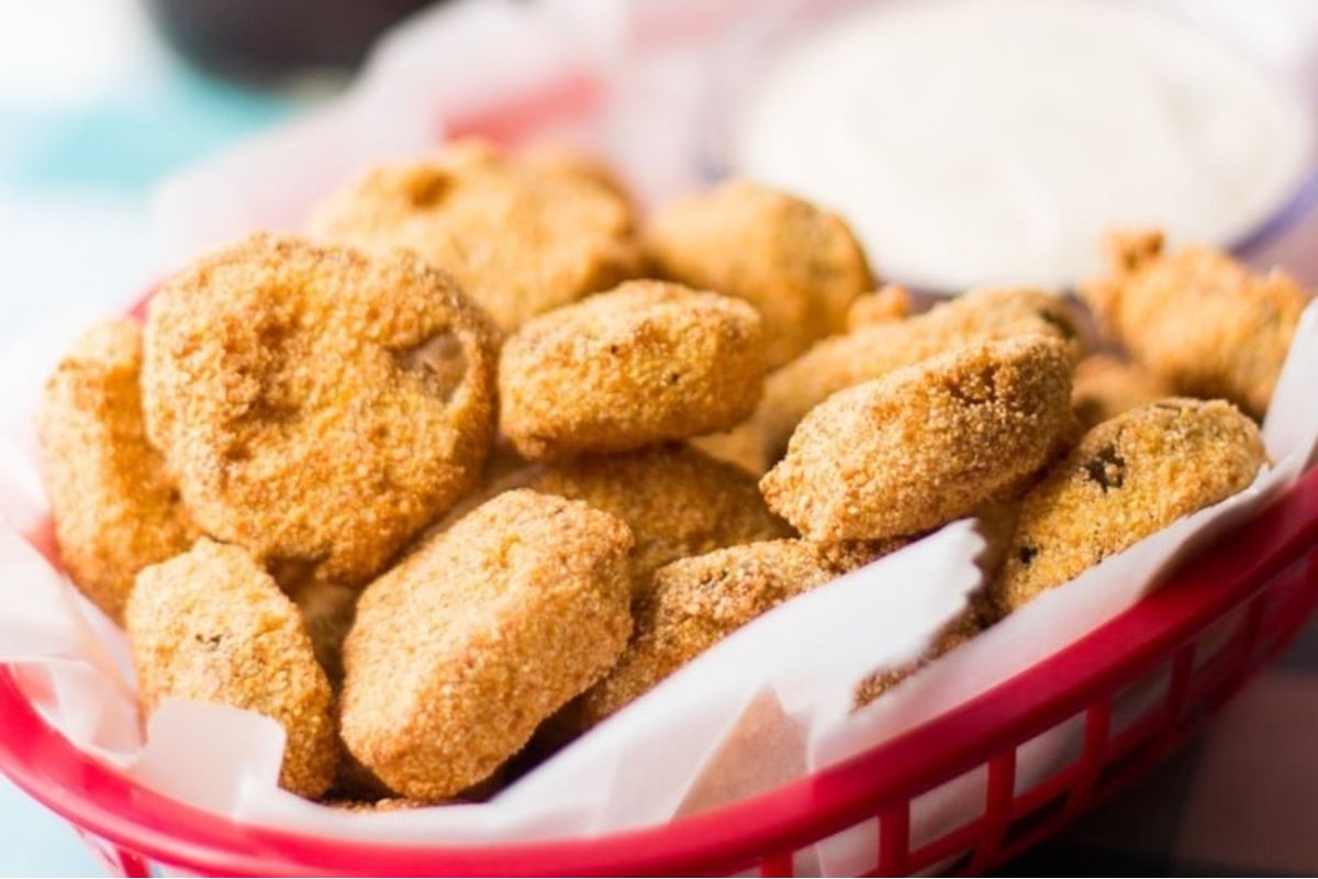Sweet And Spicy Fried Pickles