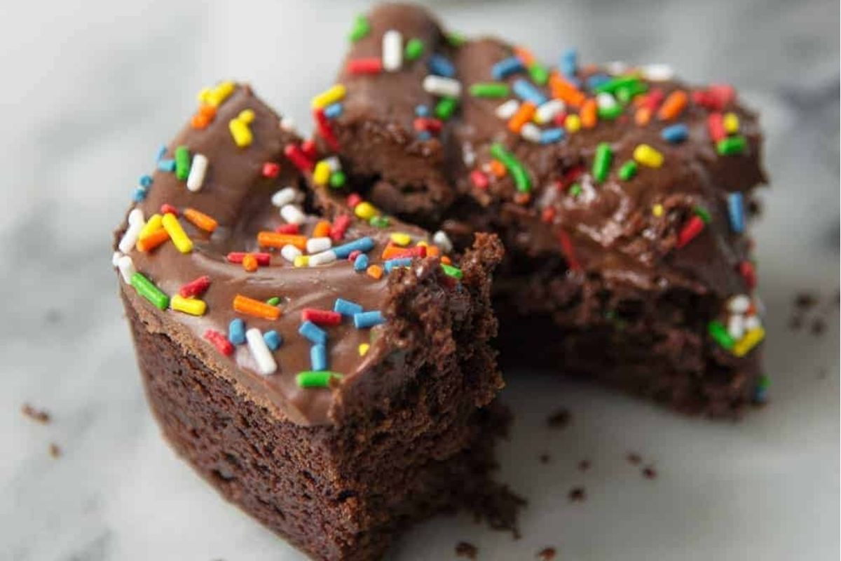 Triple Chocolate Vegan Brownies