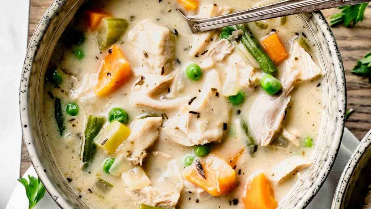 Turkey Pot Pie Soup.