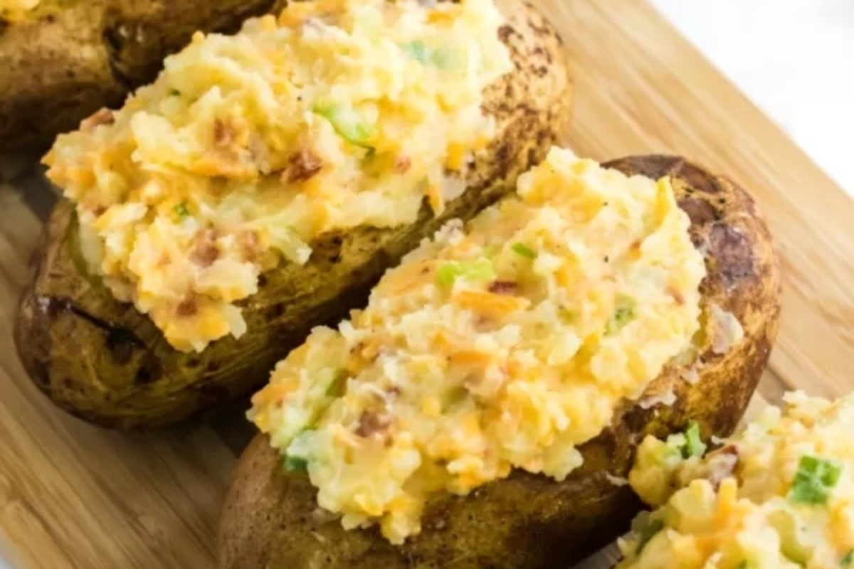 Twice Baked Potatoes.