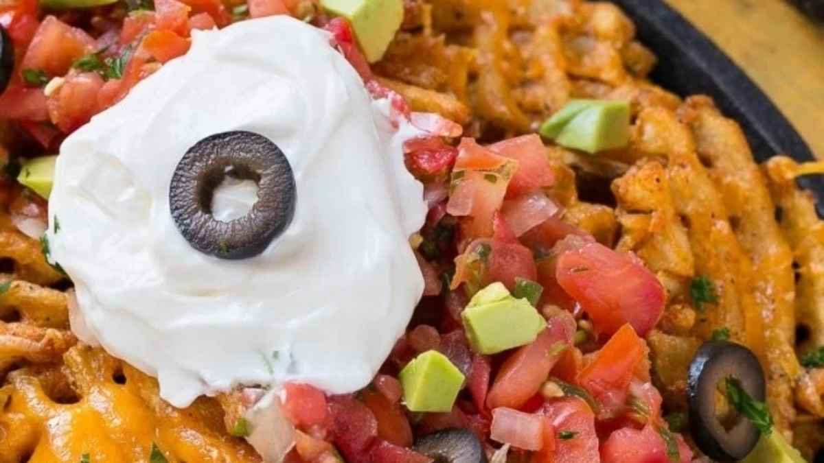 Waffle Fry Nachos.