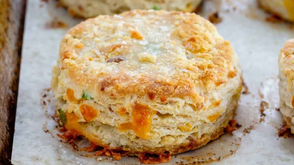 Bacon Cheddar Biscuits.