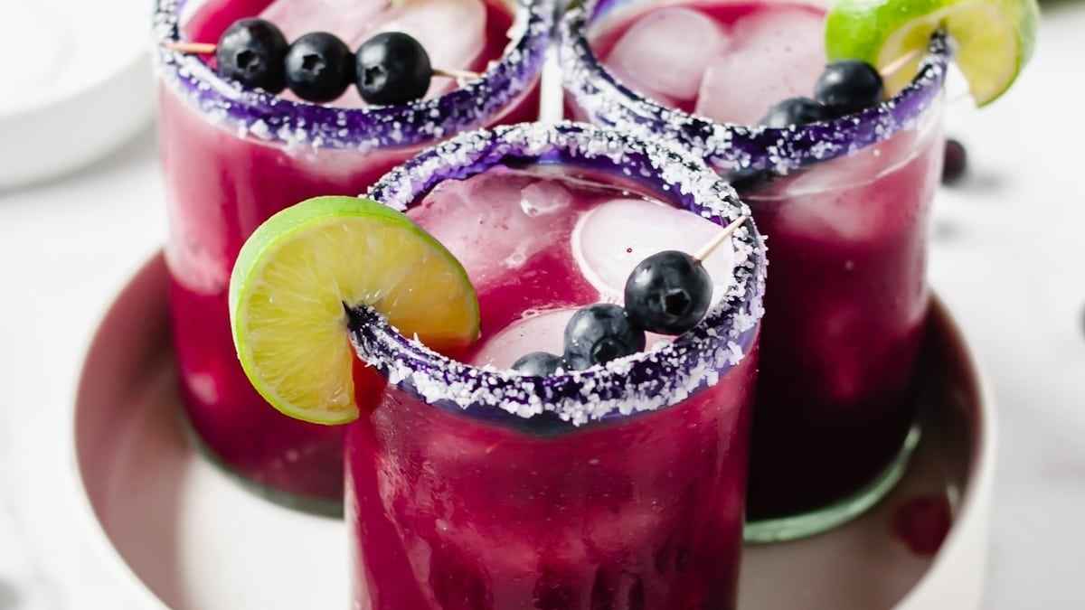 Blueberry Margarita. 