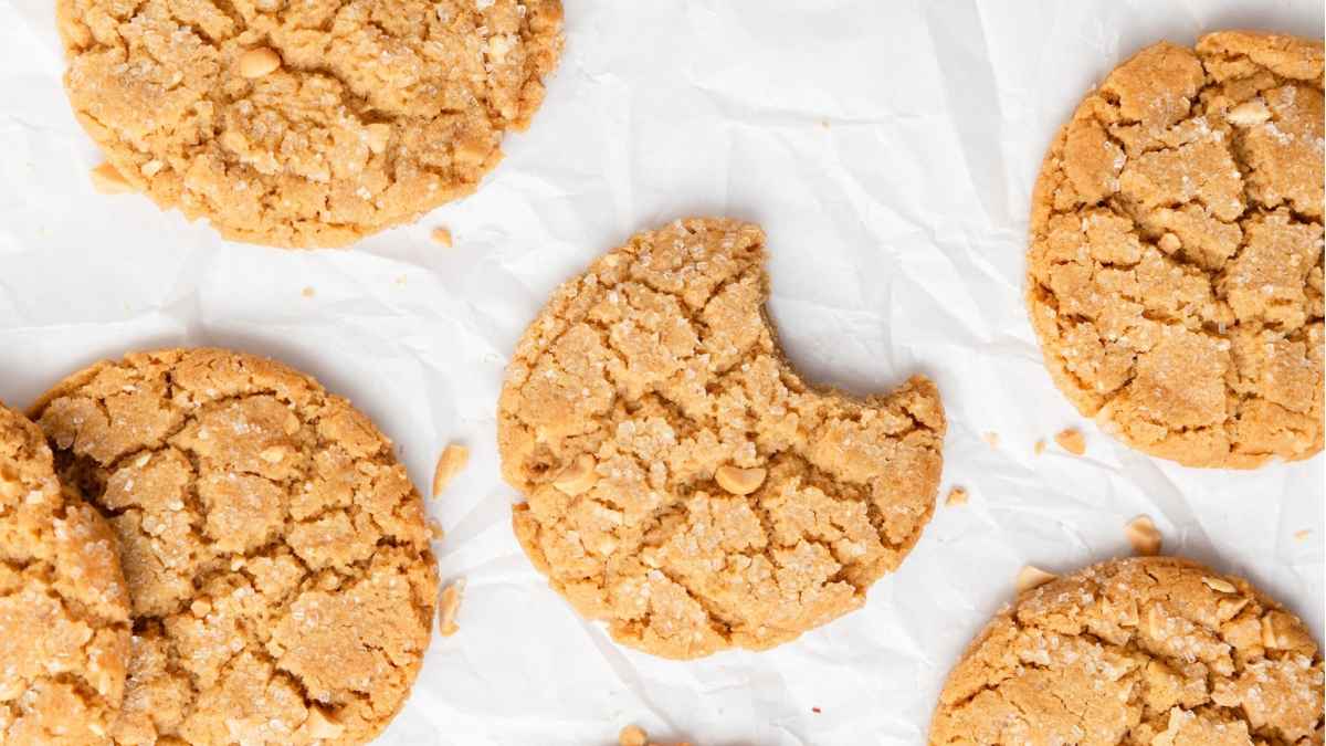 Chewy Peanut Butter Cookies.