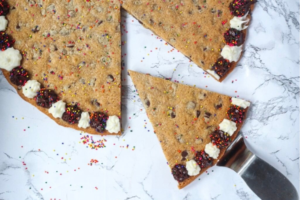 Chocolate Chip Cookie Cake.