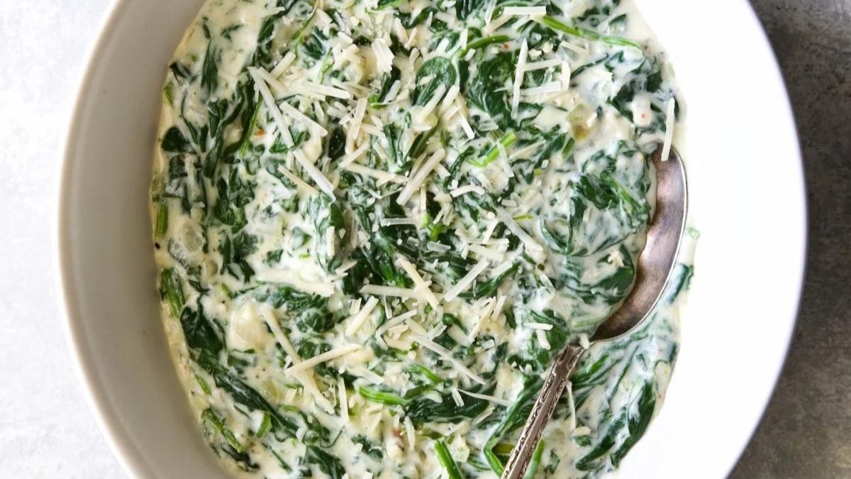 creamed spinach dip.