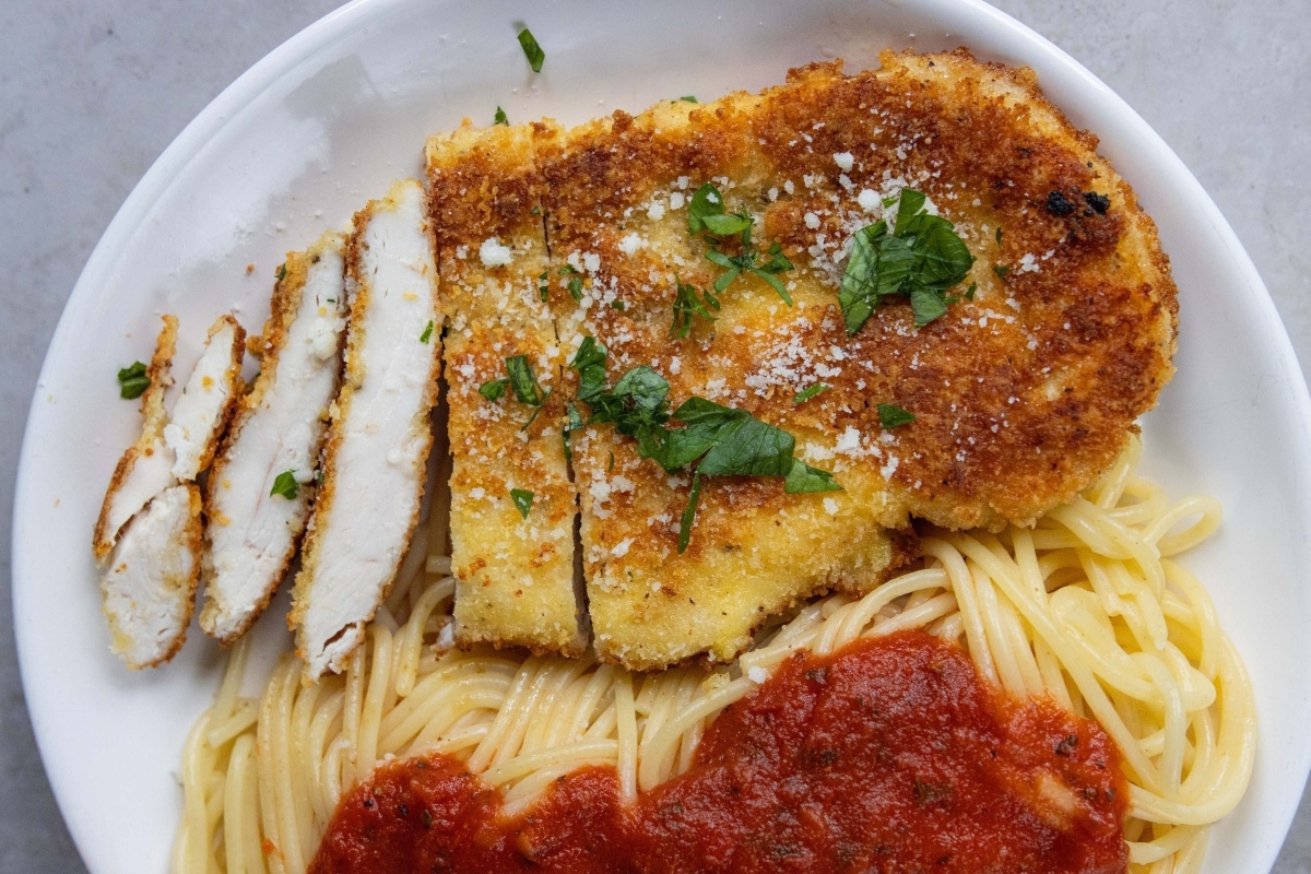 Crusted Chicken Romano (Cheesecake Factory Copycat).