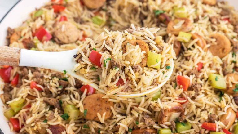 Dirty Rice recipe by Cheerful Cook.