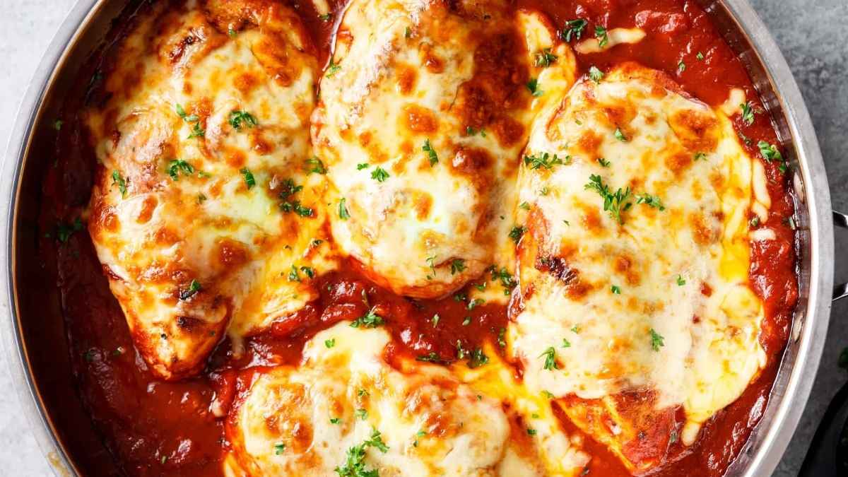 Easy Mozzarella Chicken.