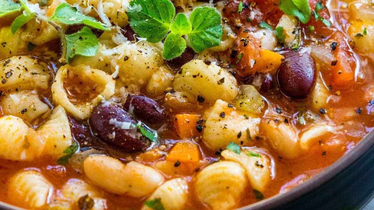 Instant Pot Pasta E Fagioli.