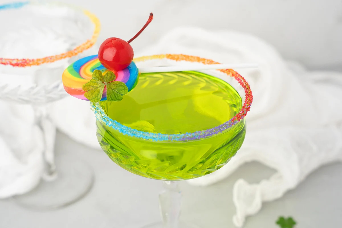 liquid luck rainbow irish whiskey cocktail bell