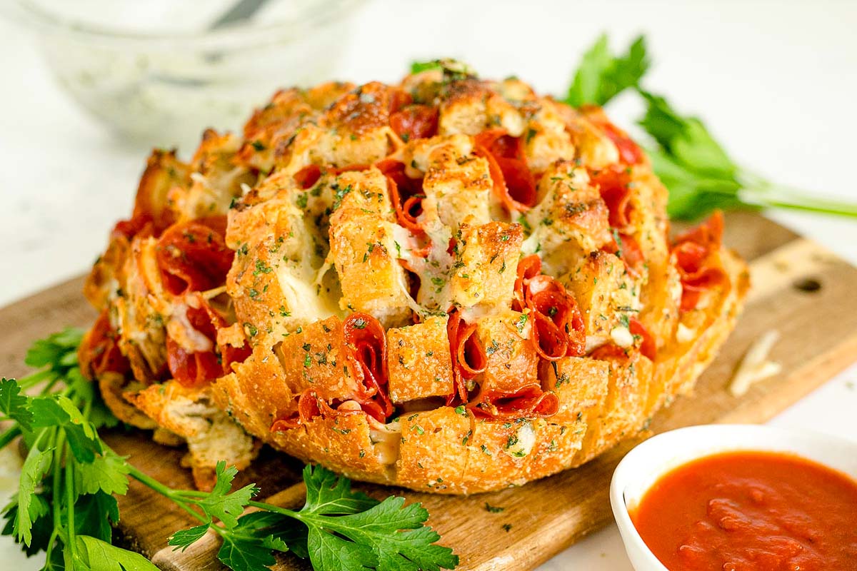 Pull Apart Pizza Bread.