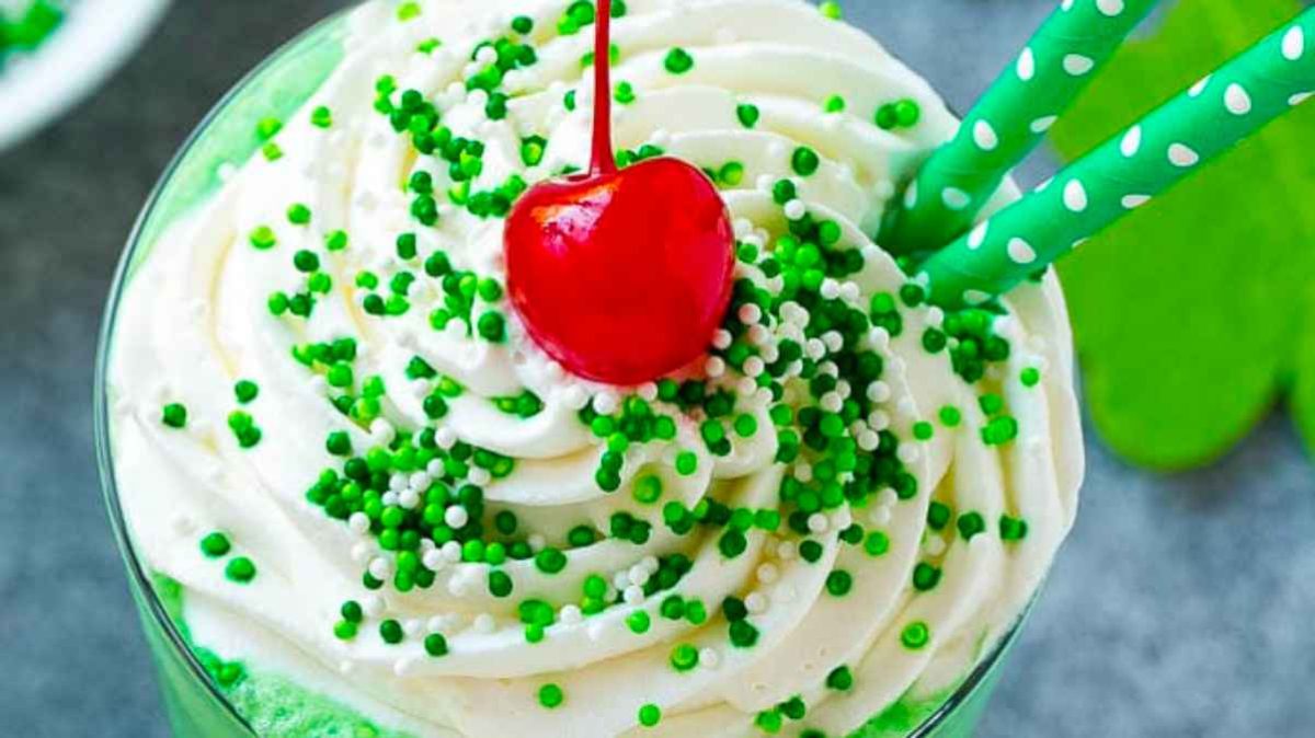 Shamrock Shake Recipe.