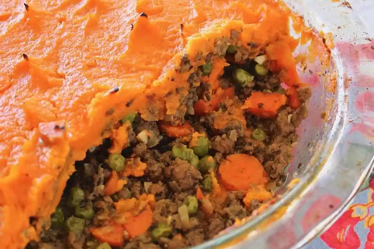 Sweet Potato Shepherd's Pie. 
