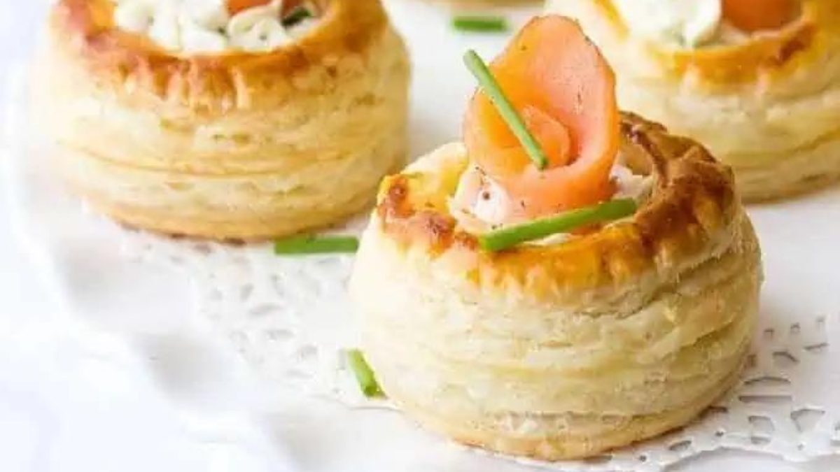 Salmon vol au vents
