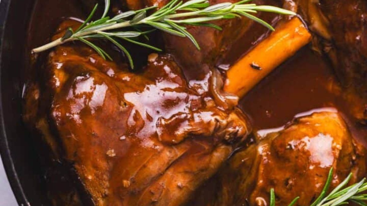 braised lamb shanks