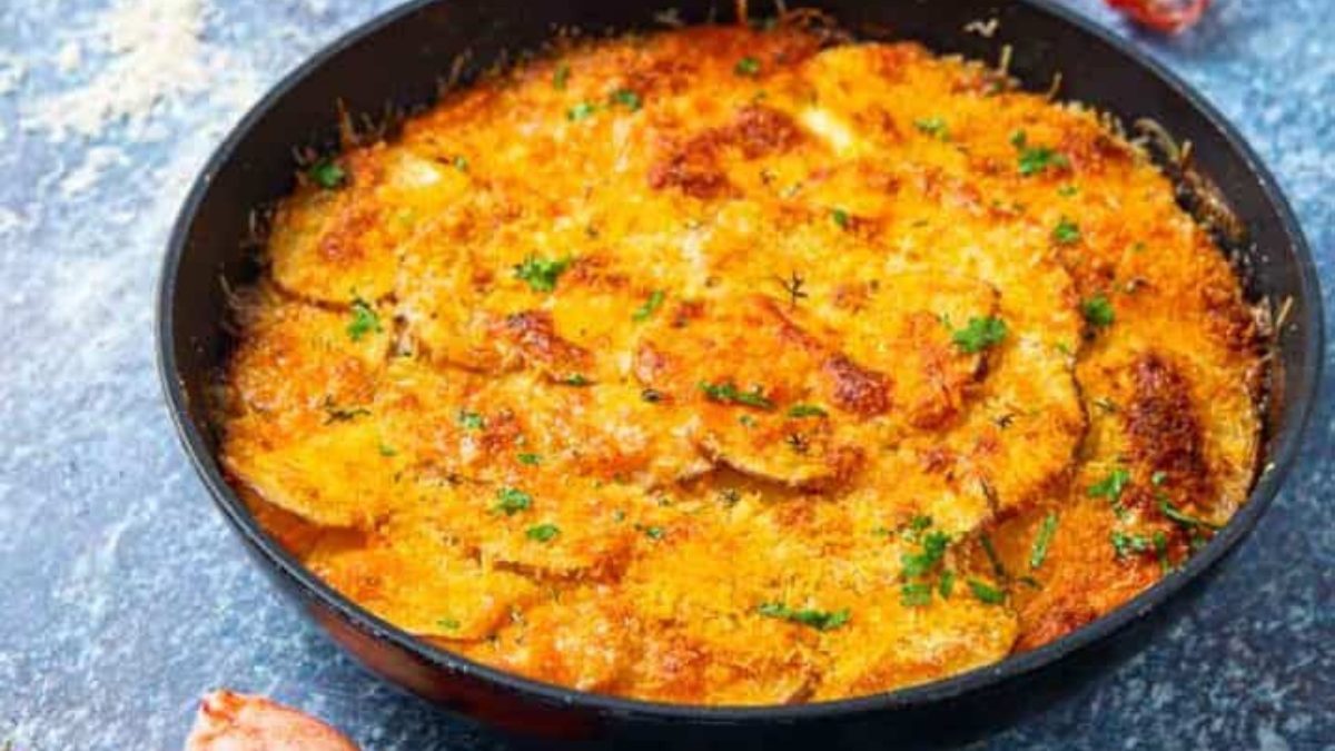 Lobster gratin