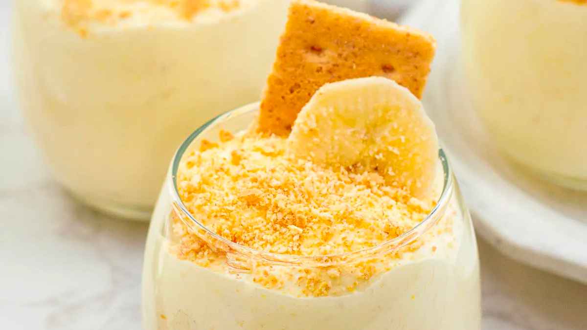 3-Ingredient No Cook Easy Banana Pudding. 